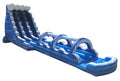 65' Commercial Inflatable Water Slide Blue Marble with Blower H16501
