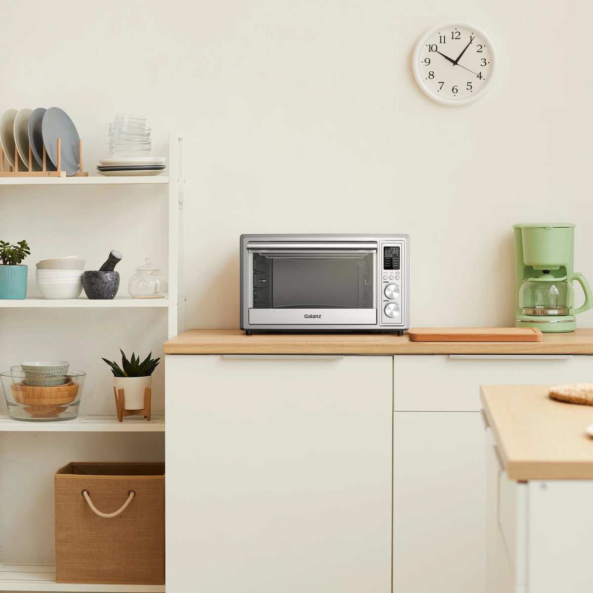 1.1 Cu.Ft. Digital Stainless Steel Toaster Oven with Air Fry E494