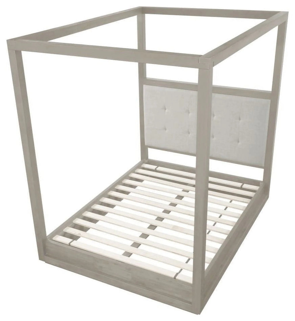 Upholstered Canopy Bed B64628