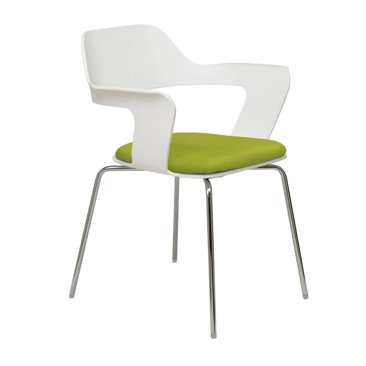 Stack Chair with White Flex Shell B402664