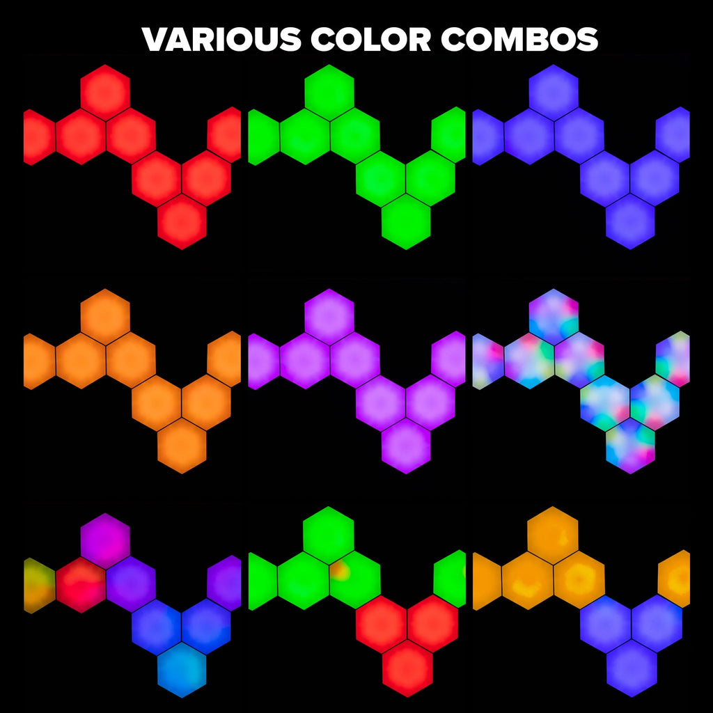 RGBIC Hexagon Lights 8-Pack X130