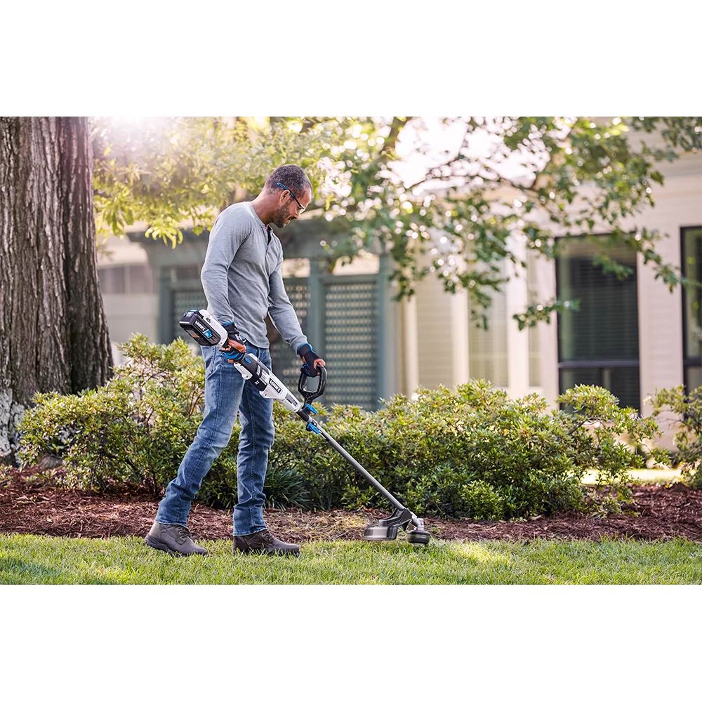 Cordless 15-inch String Trimmer Kit with Edger Attachment T118