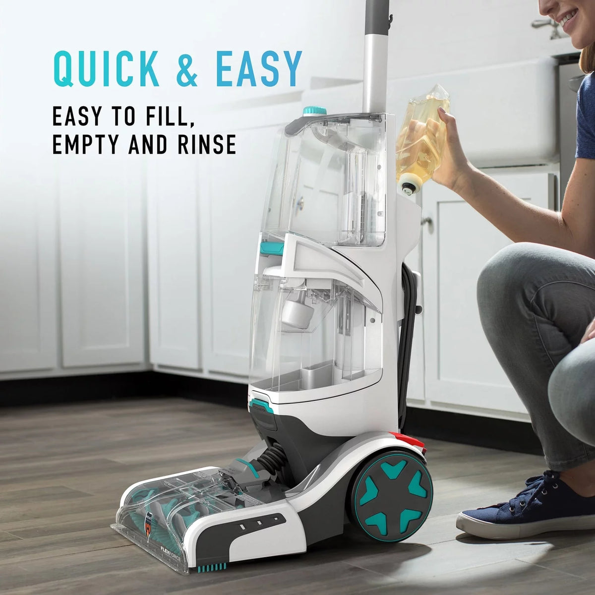 Upright Deep Carpet Cleaner Washer Scrubber & Shampooer Vacuum X243