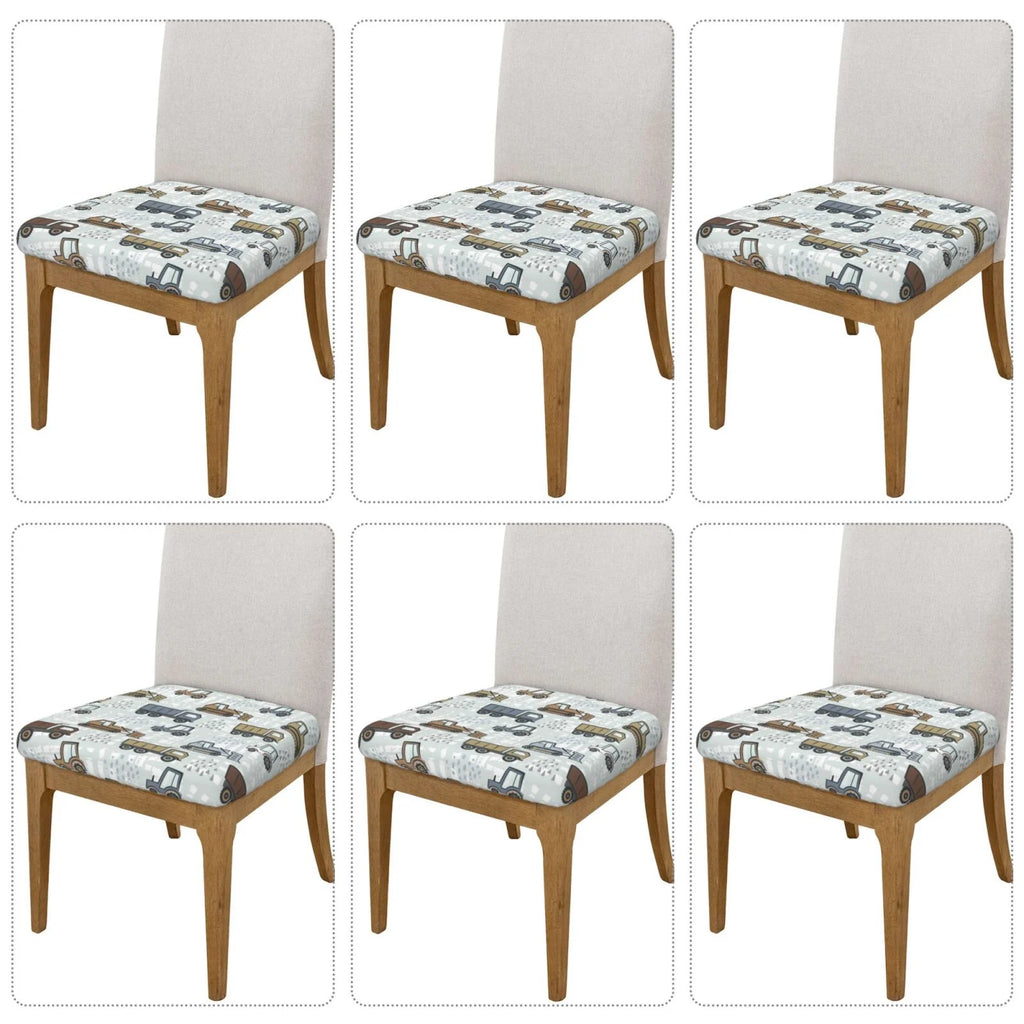 Tractor And Dumper Restaurant Chair Seat Covers O399590