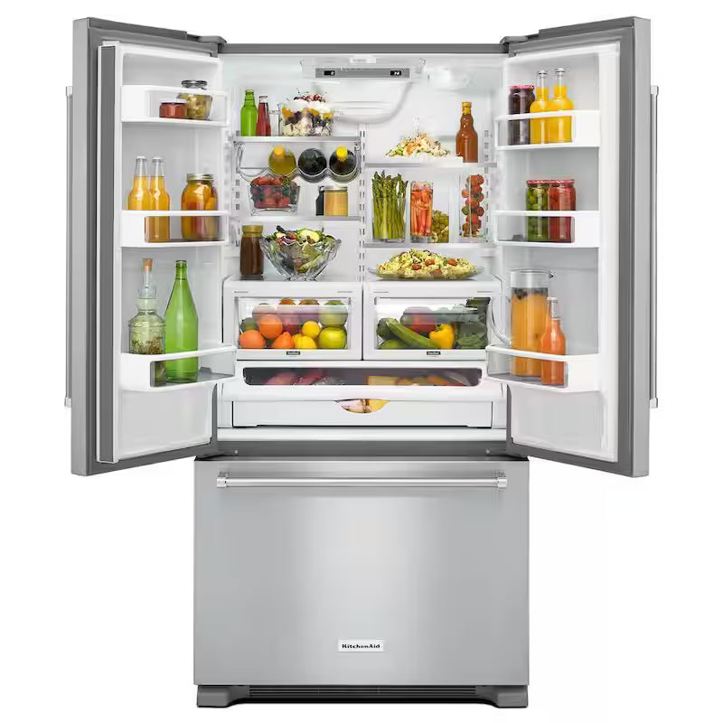 21.9 cu. ft. Black Stainless French Door Refrigerator K77850