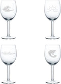 Set of 4 Wine Glass 10 oz Z29015