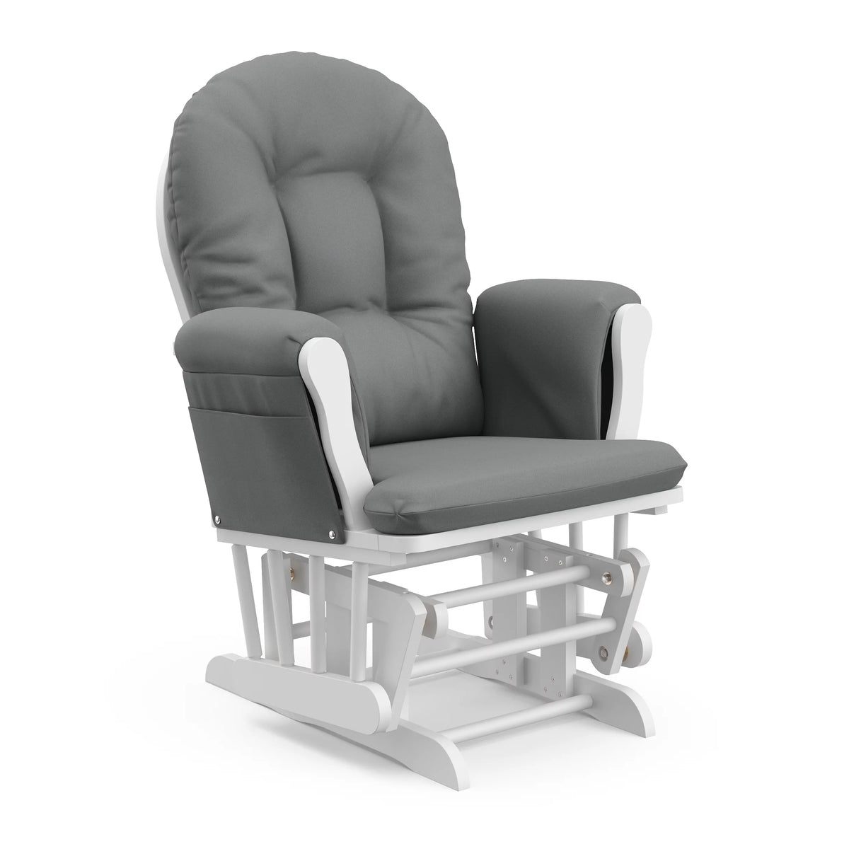 White Glider and Ottoman V10019