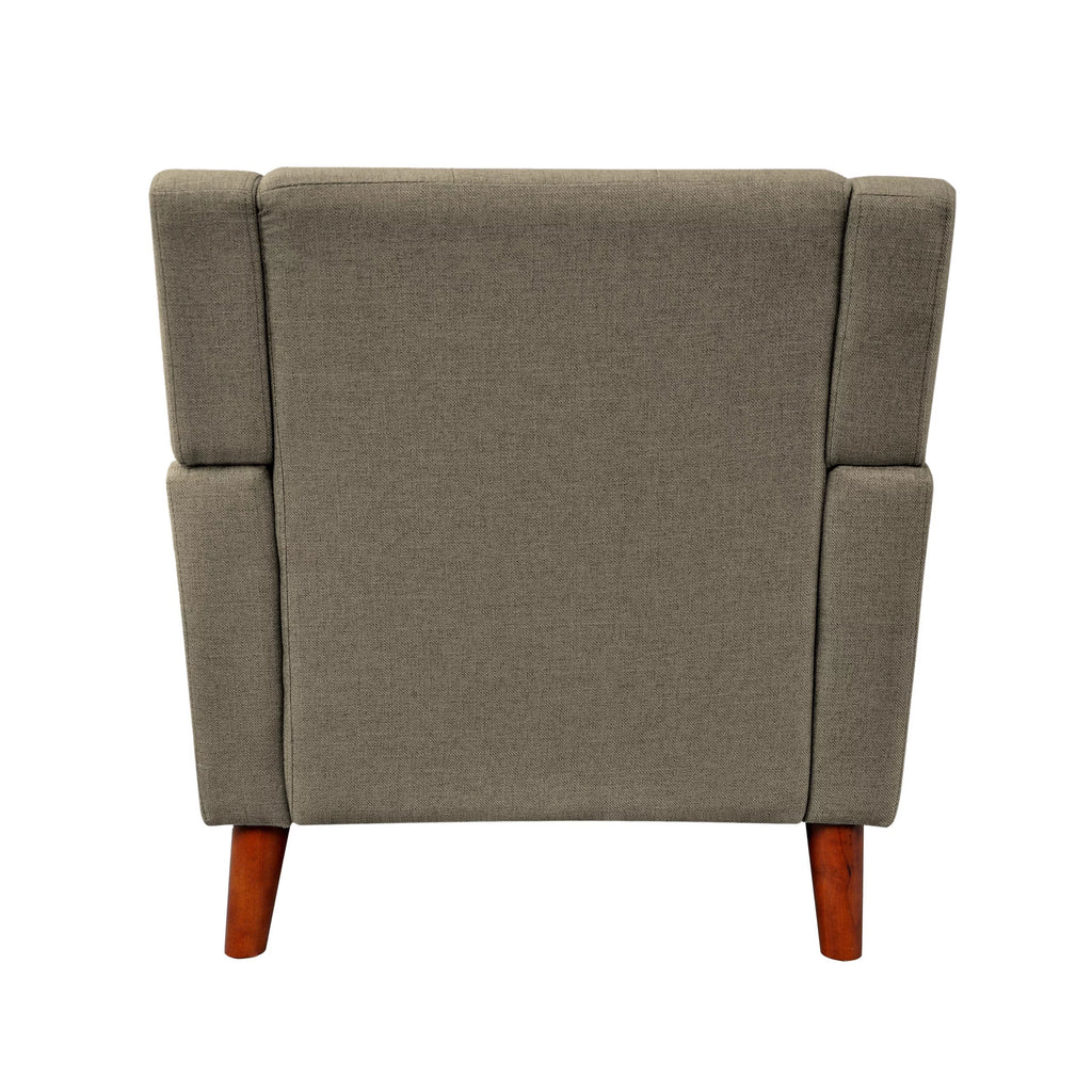 Mocha Tufted Fabric Arm Chair G50577