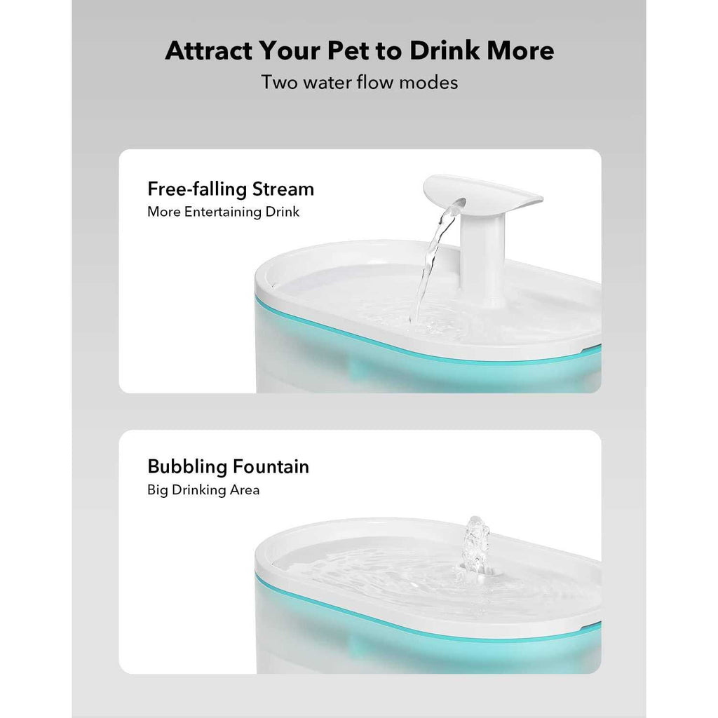 Cat Water Fountain 71oz 2.1L Ultra Quiet Q670067