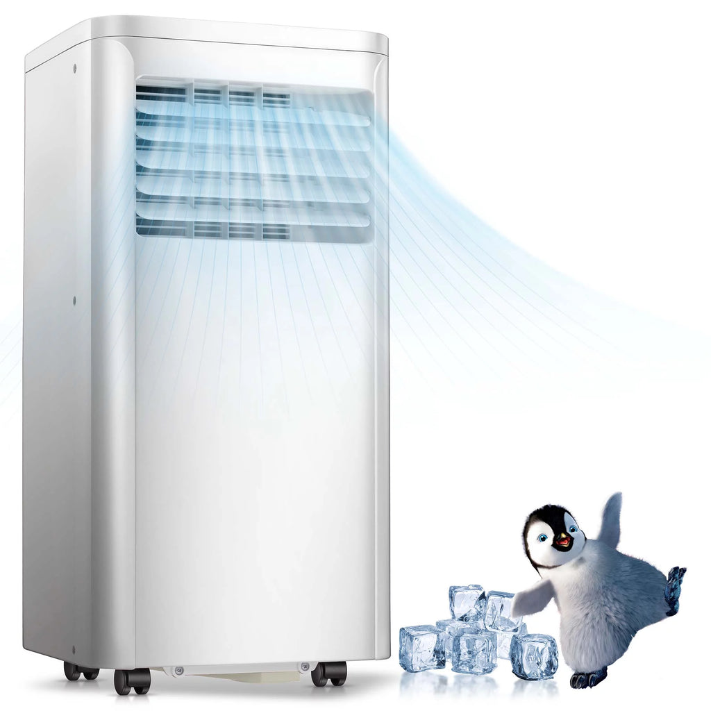 6000BTU 3-in-1 Portable Air Conditioner with Dehumidifier Fan White V615