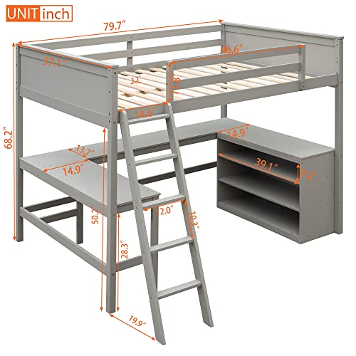Espresso Twin Over Twin Bunk Bed with Trundle and 3 Drawers K103