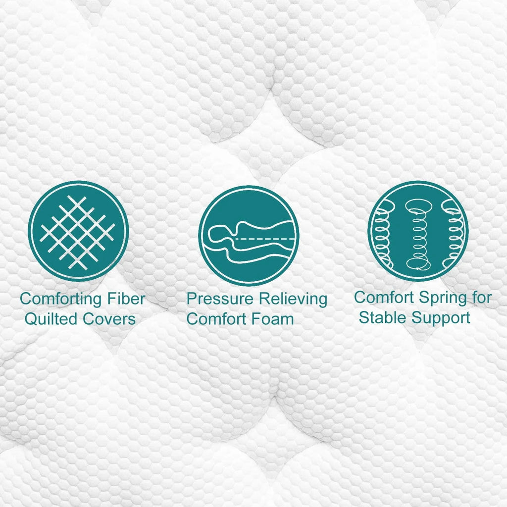 Queen Size Memory Foam Innerspring Hybrid Mattress P656