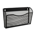 Black Single-Pocket Wall File B24025