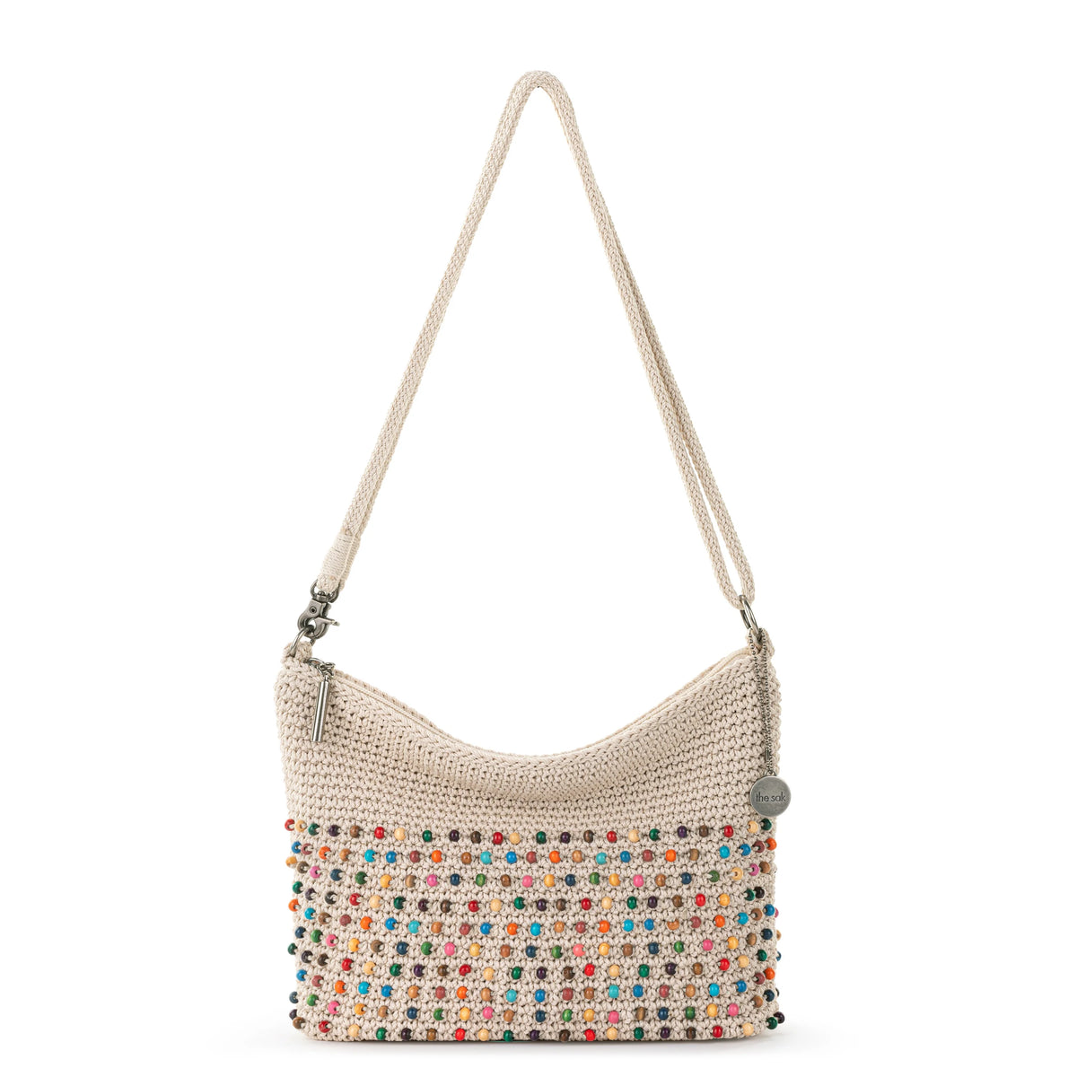Hand-crochet Recycled Polypropylene Yarn Convertible Crossbody L7227