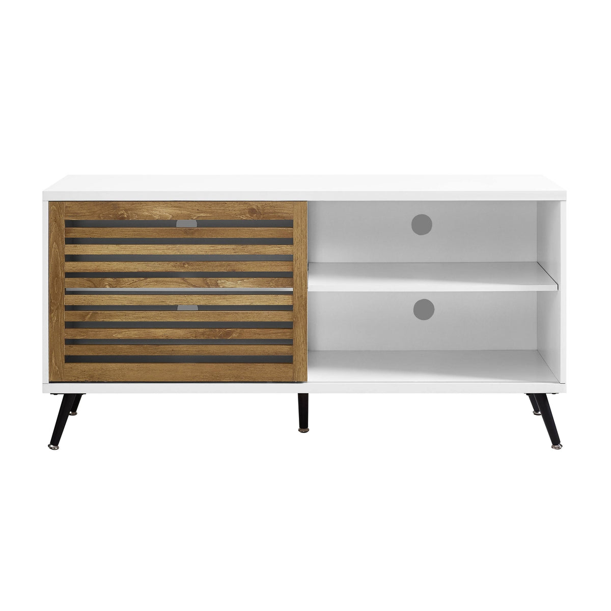 Black Sliding Door TV Console C29942