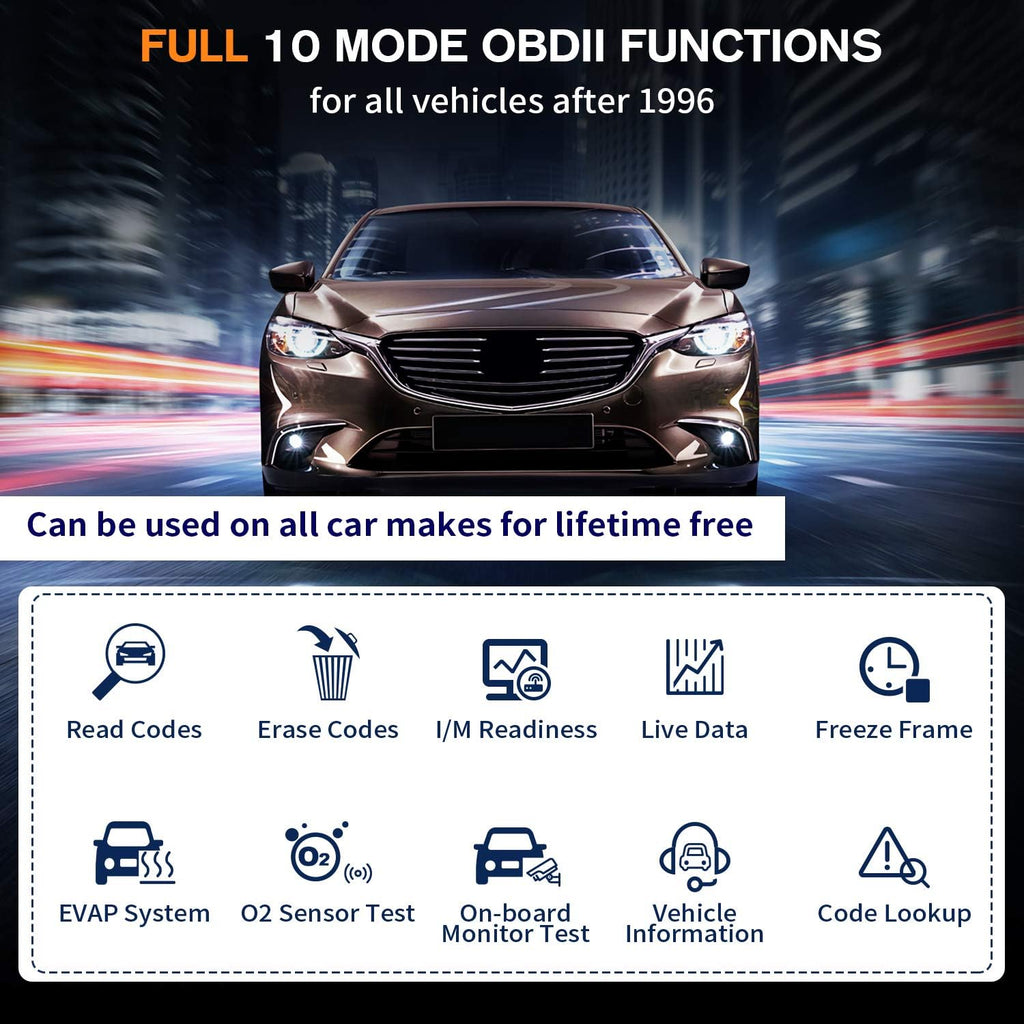 All Systems Obd2 Scanner with Oil Reset EPB SAS TPMS Battery Registration N7237