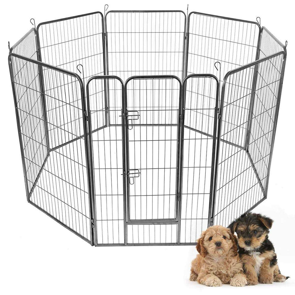 16/8 Panel Dog Playpen with Door G3401