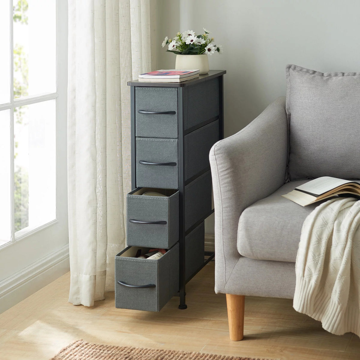 Narrow 4 Drawer Dresser G34527