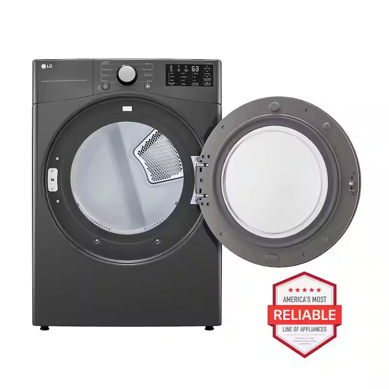 7.4 cu. ft. Vented Stackable Gas Dryer in Black Z211