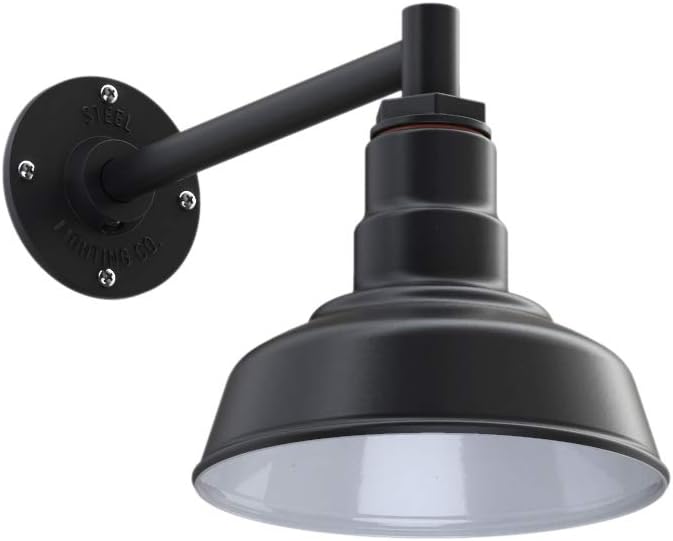 Galvanized 8 in Dome Outdoor Wall Mounted Barn Light P633755