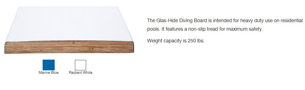 8 foot Marine Blue Diving Board T850