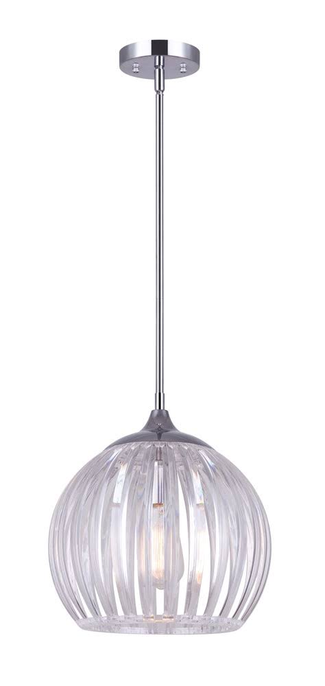 1 Light Rod Pendant Chrome G657