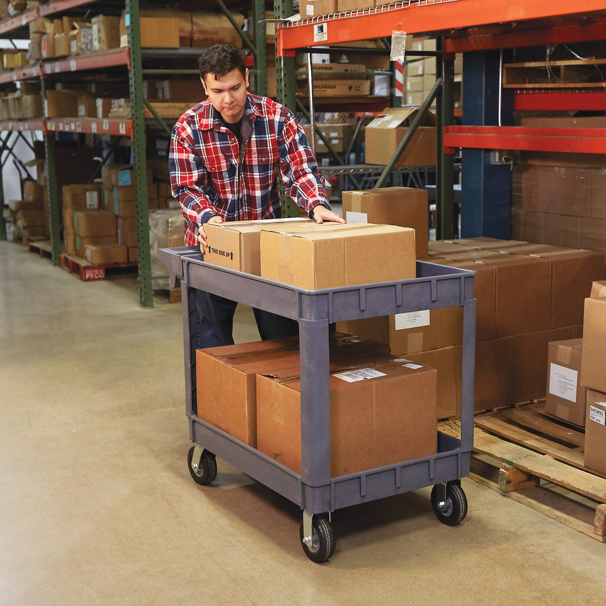 500-Lb. Utility Cart with Flat-Free Tires C42748