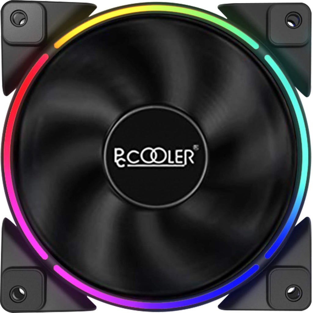 120mm RGB LED PC Case Fan Pack of 2 L618