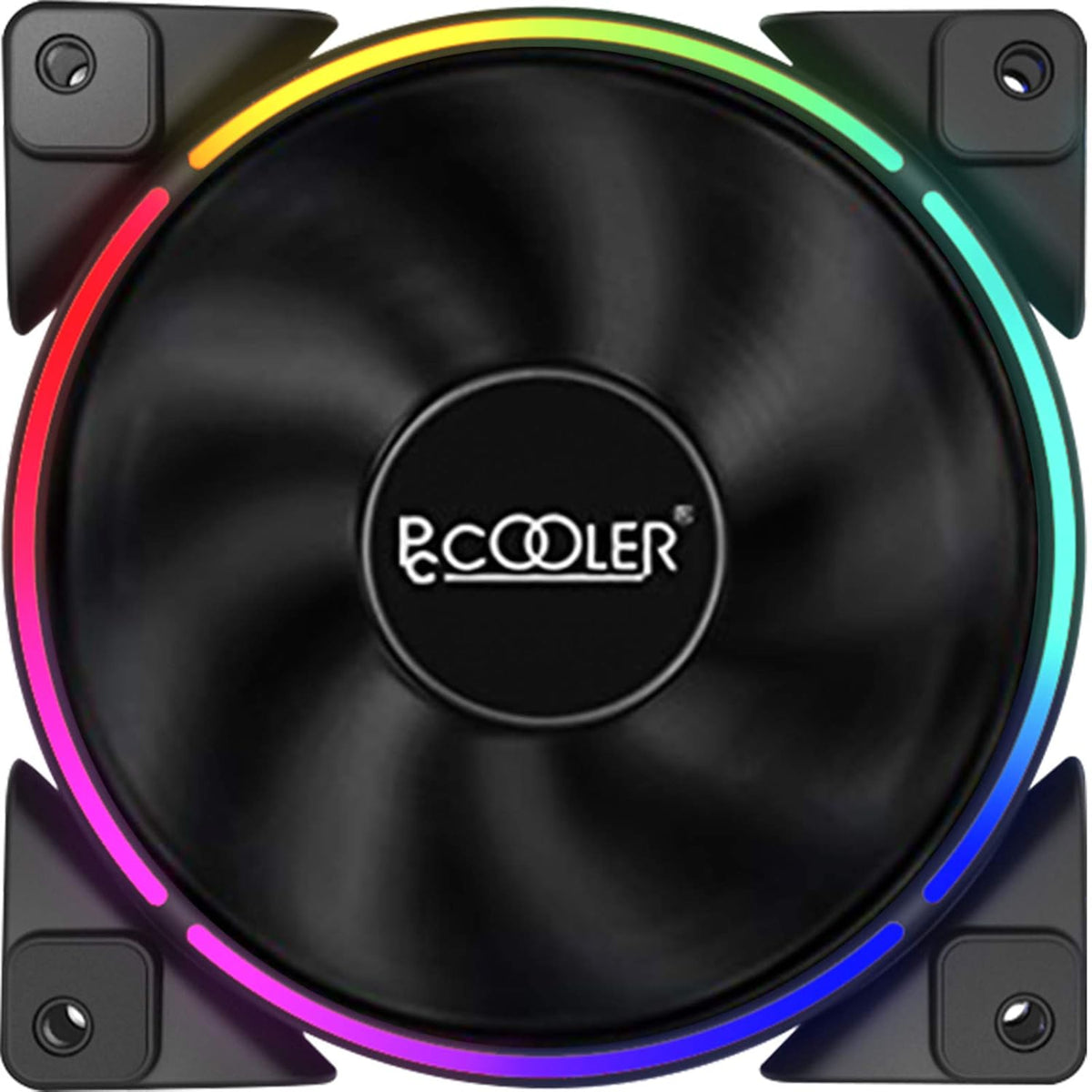 120mm RGB LED PC Case Fan Pack of 2 L618