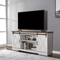 White Wood Fireplace TV Stand with 23'' Electric Fireplace Insert P1423