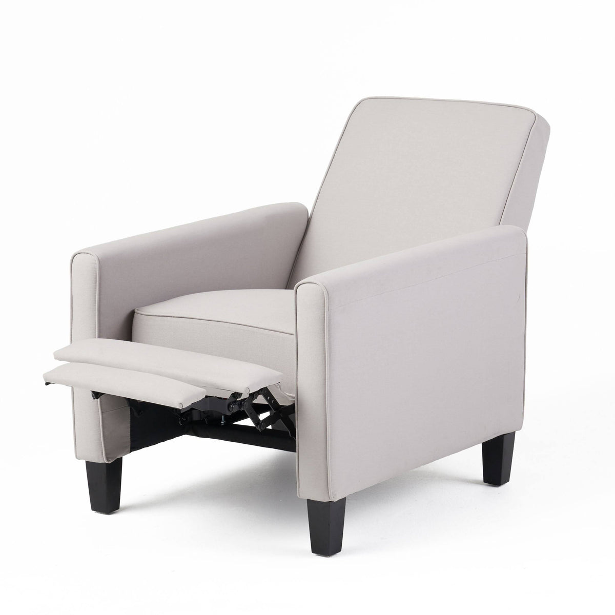 Navy Blue Fabric Recliner Set of 2 U6354