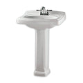 White Pedestal Sink C6311
