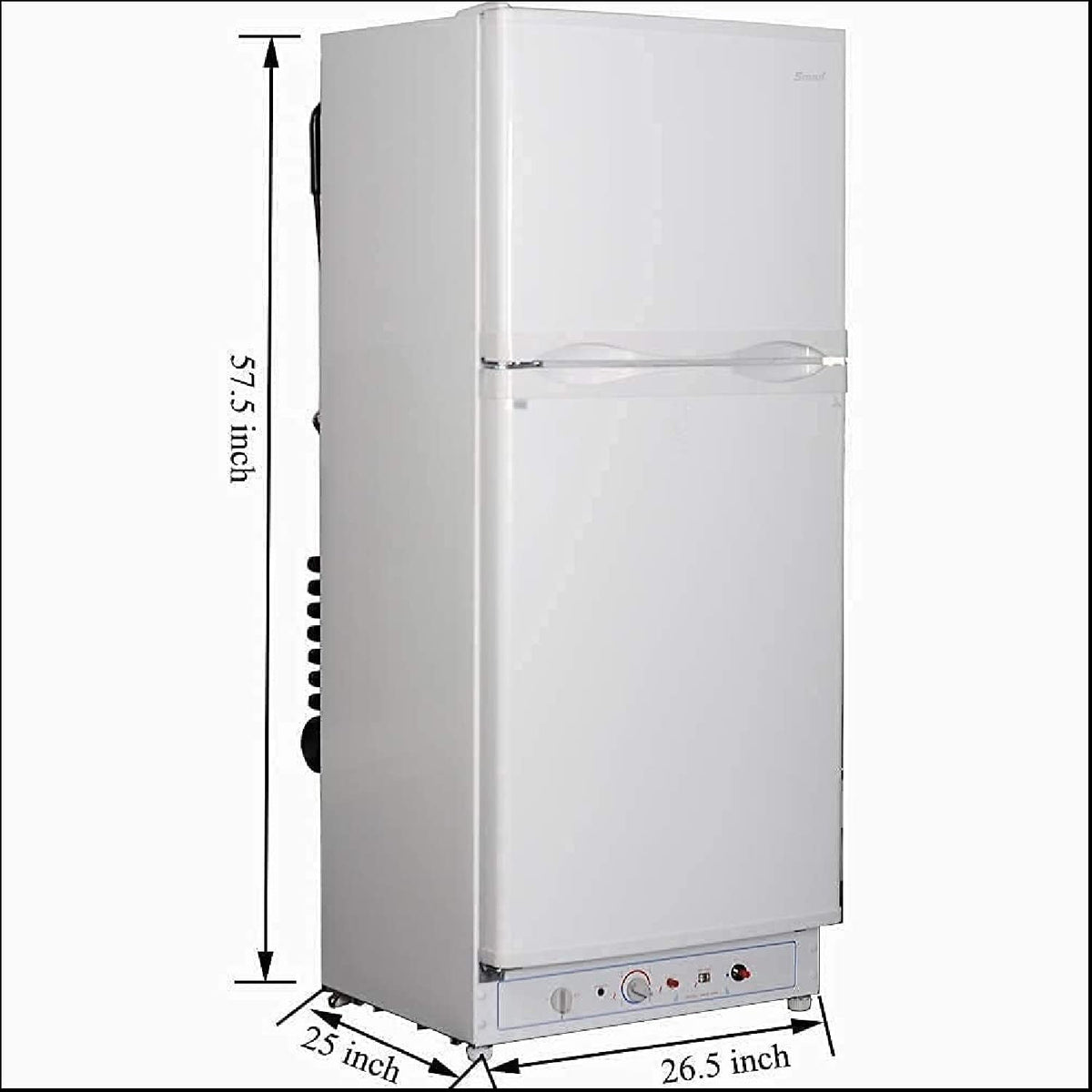 Propane Refrigerator with Freezer 6.1 cu.ft White D932