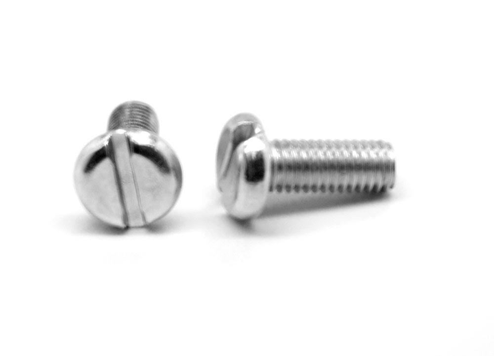 #10-32 x 3/8 Fine Thread Machine Screw Zinc Plated J8197