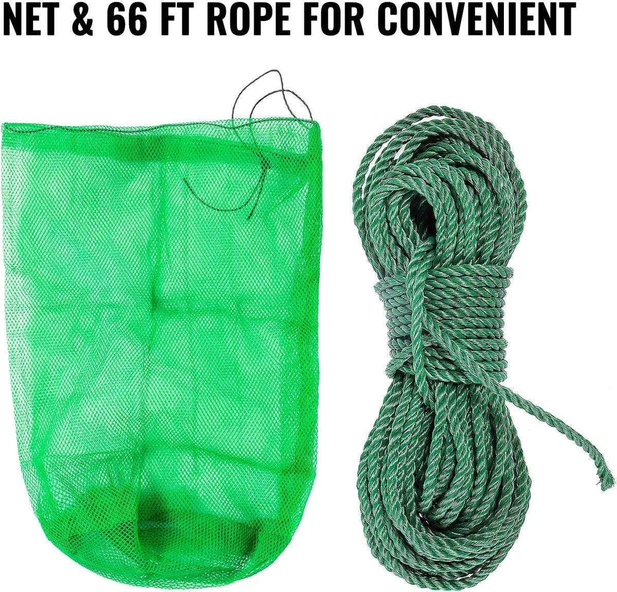 24 inch Double Sided Aquatic Weed Rake with 66 ft Rope V494