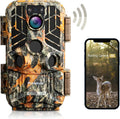 4K 30MP WiFi Bluetooth Trail Camera with No Glow Night Vision S555479