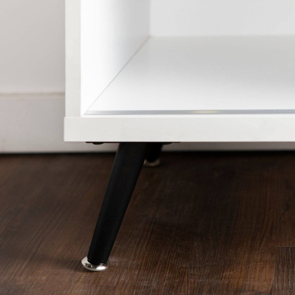 Black Sliding Door TV Console C29942