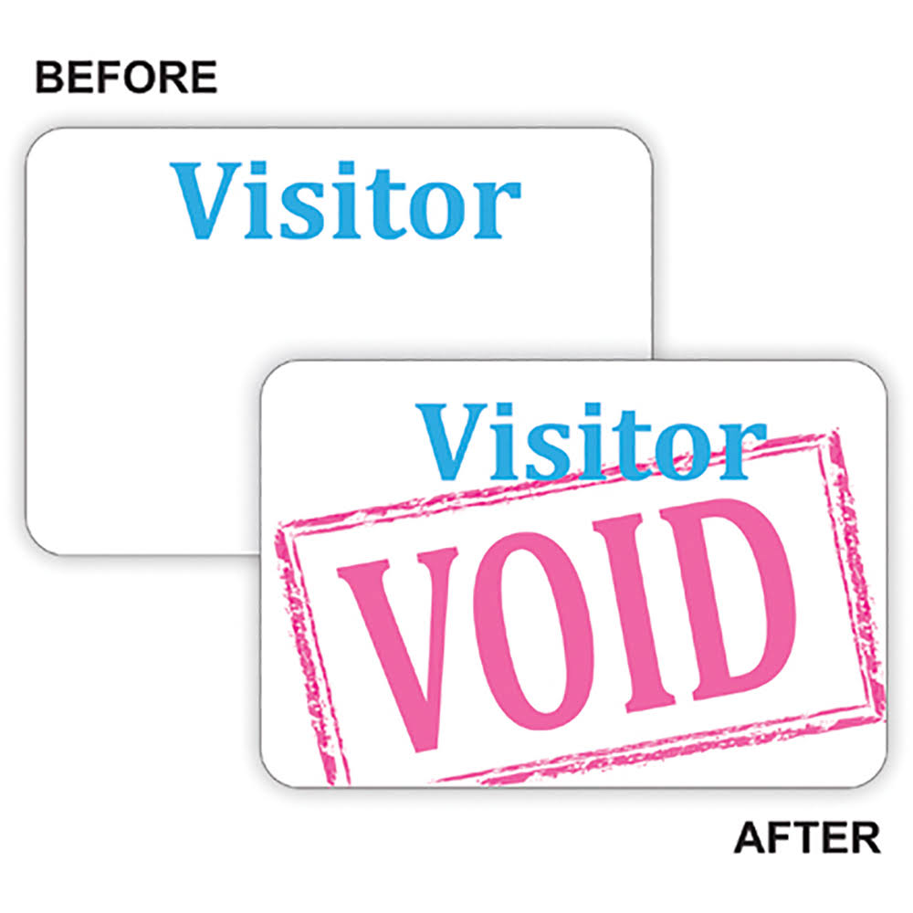 Visitor Pass 100/Case F1854