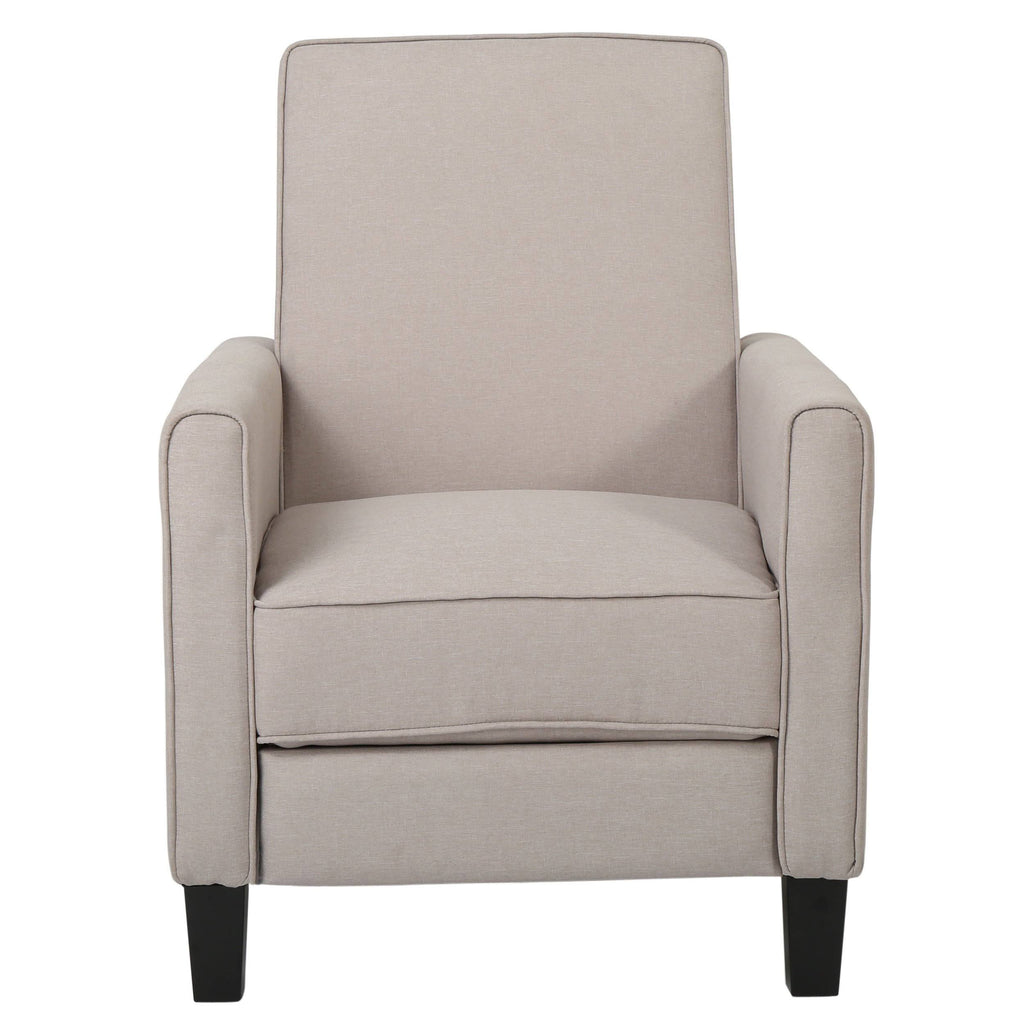 Navy Blue Fabric Recliner Set of 2 U6354
