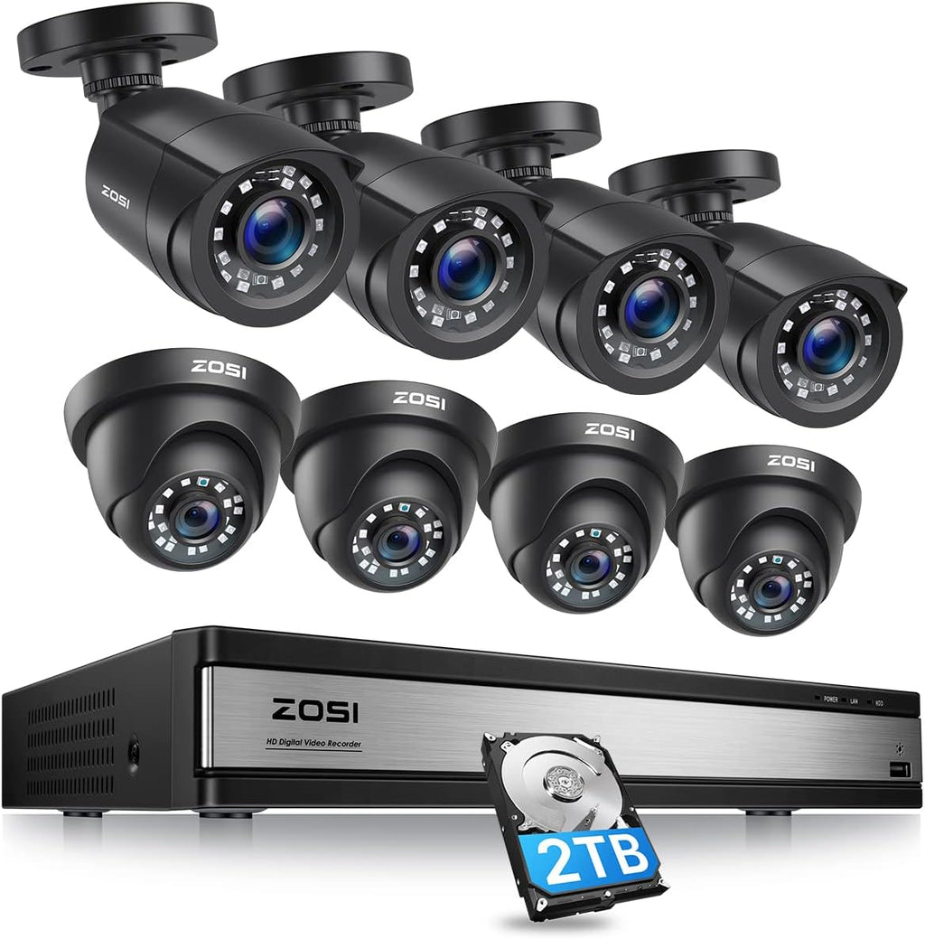 16CH 1080P Security Camera System with 2TB Hard Drive R347267