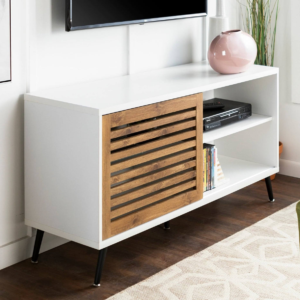 Black Sliding Door TV Console C29942