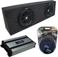 Dual 10 Sub Box Enclosure & Amp C631454