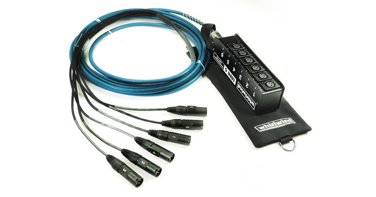 15& Box to Fan Mini 6 Elite Snake Cable, 6 XLR Inputs M515238