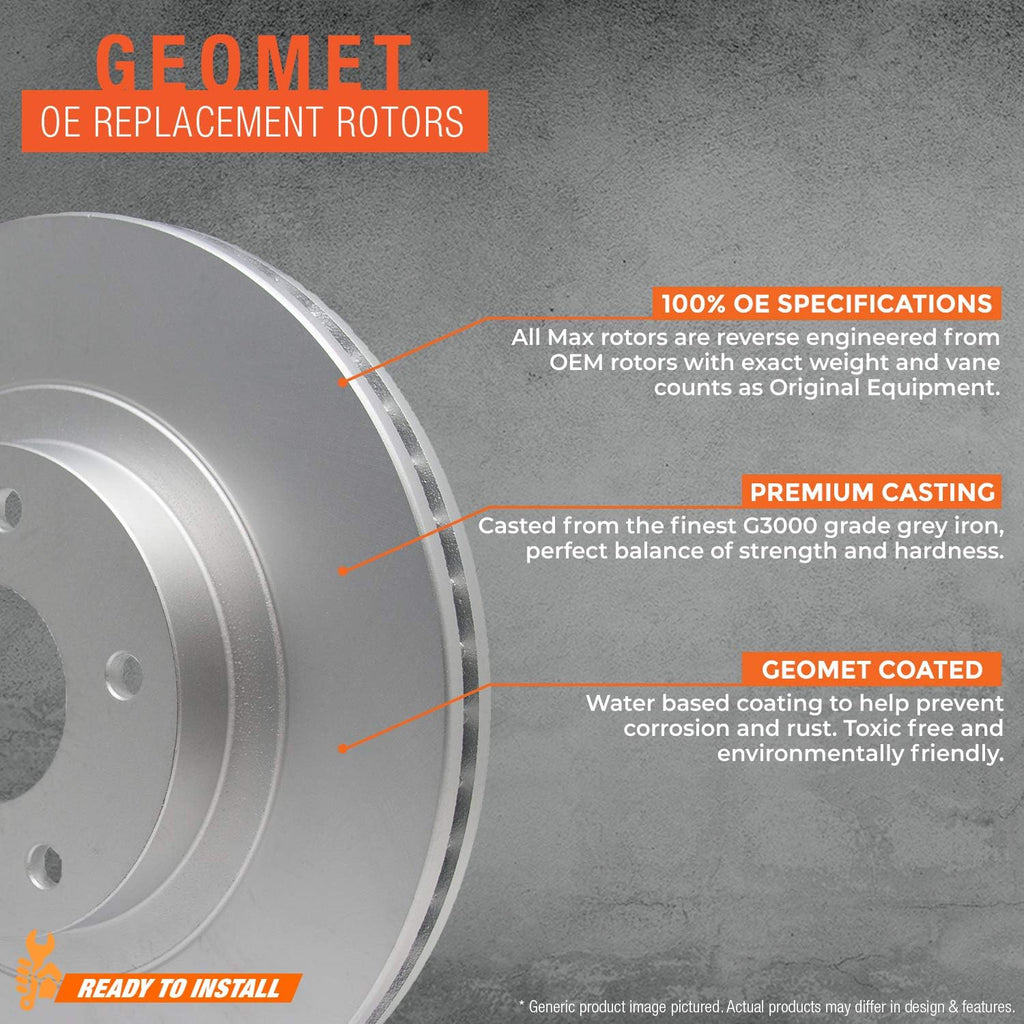 Geomet OE Rotors with Carbon Metallic Pads U4442