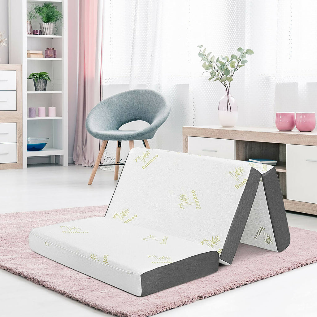 Full Size Tri-Folding Memory Mattress with Carry Bag I961
