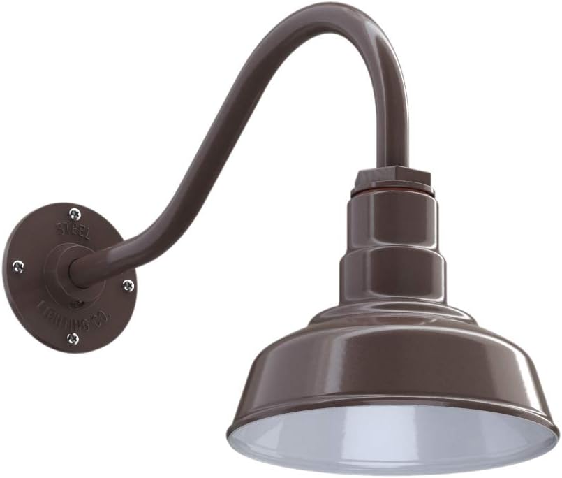 Galvanized 8 in Dome Outdoor Wall Mounted Barn Light P633755