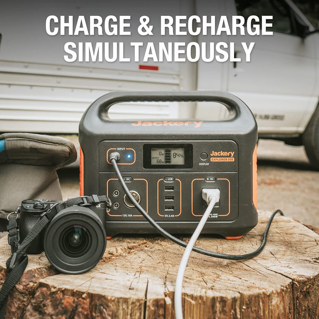 518Wh Portable Solar Generator with 100W Solar Panel G129