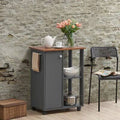 Gray Oak Kitchen Cart N30185