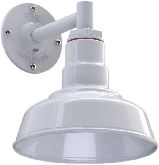 Galvanized 8 in Dome Outdoor Wall Mounted Barn Light P633755