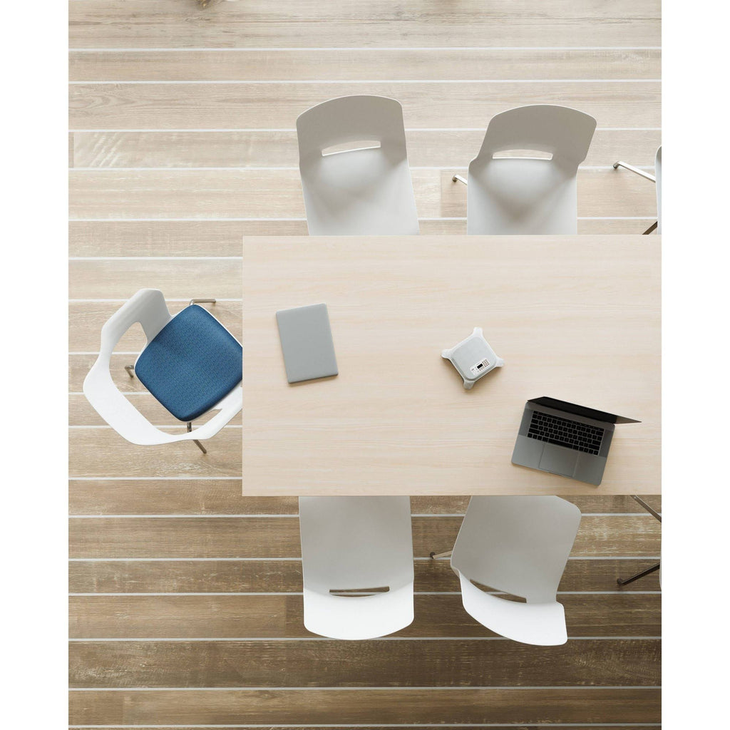 Stack Chair with White Flex Shell B402664